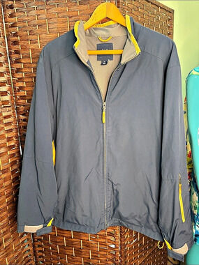 Vintage Gap Navy & Yellow Windbreaker Size XXL Like New